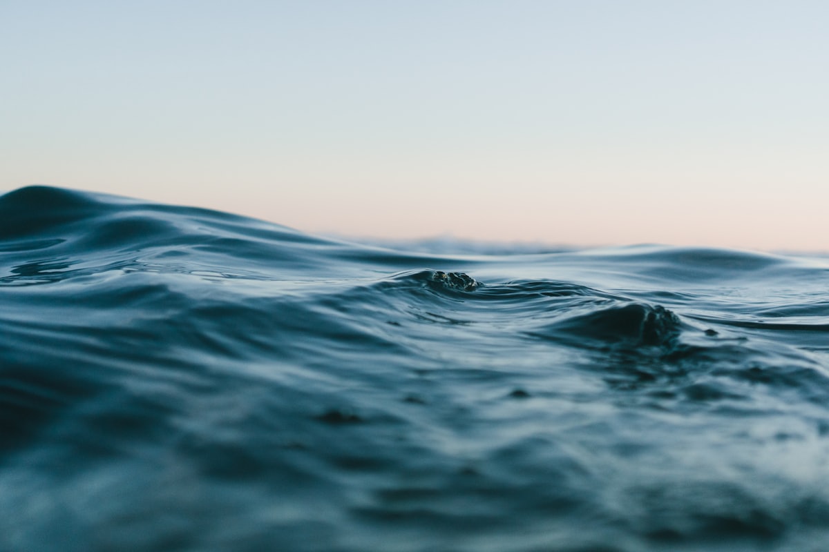 Ocean water surface